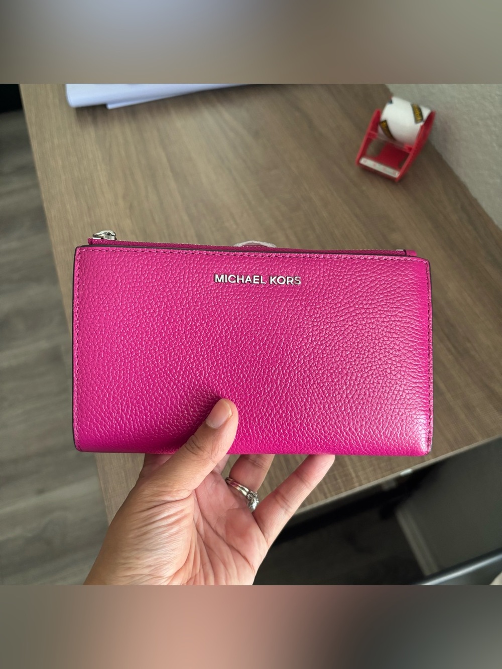NWT MK Pink Wallet